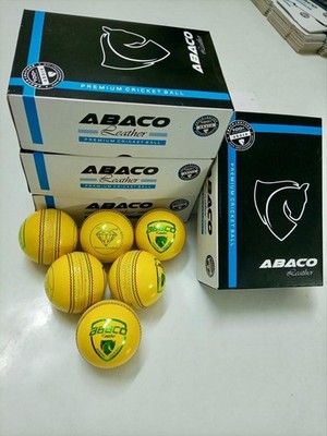30 Yellow Indoor High Quality GradeA Super Soft Ideal Professional Cricket Balls