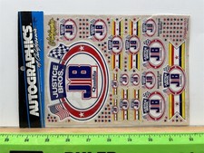 Autographics of California Justice Brothers JB Model Car 635 Decals Vintage