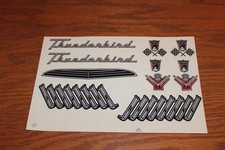 1955 1956 1957 Thunderbird Junior Complete Decal Sheet. Brand New. No Reserve