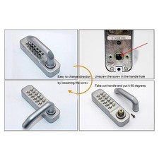 DWaterproof Mechanical Combination Lock Office Door Password Coded Locks Gate