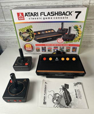 Atari Flashback 7 Classic Game Console Deluxe 101 Games EUC IN BOXl