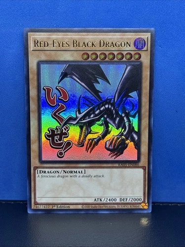 Red-Eyes Black Dragon RA05-EN86 Stamped Ultra Rare Yu-Gi-Oh! Rarity Collection V