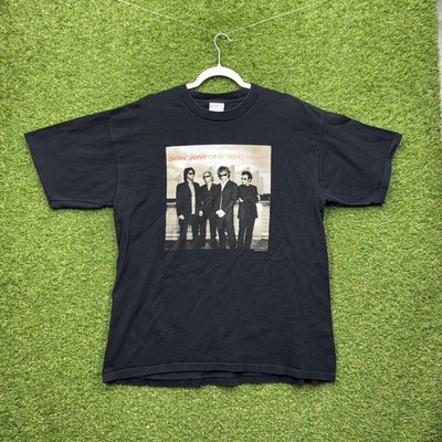 Vintage 2001 Bon Jovi Shirt Mens XL One Wild Night World Tour Single Stitch y2k