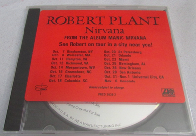 ROBERT PLANT NIRVANA SINGLE PROMO Nm/Nm CD G61 | eBay