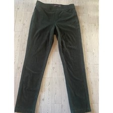 Gloria Vanderbilt Corduroy Pull-On Pants Dark Green Women s Medium Stretch