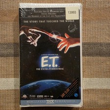 E.T. The Extra-Terrestrial VHS 1996 Remastered Clamshell NEW SEALED Watermarks
