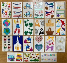 Vintage Mrs. Grossman's Sticker/Stickers LOT Mods Scrapbooking Modules Some HTF