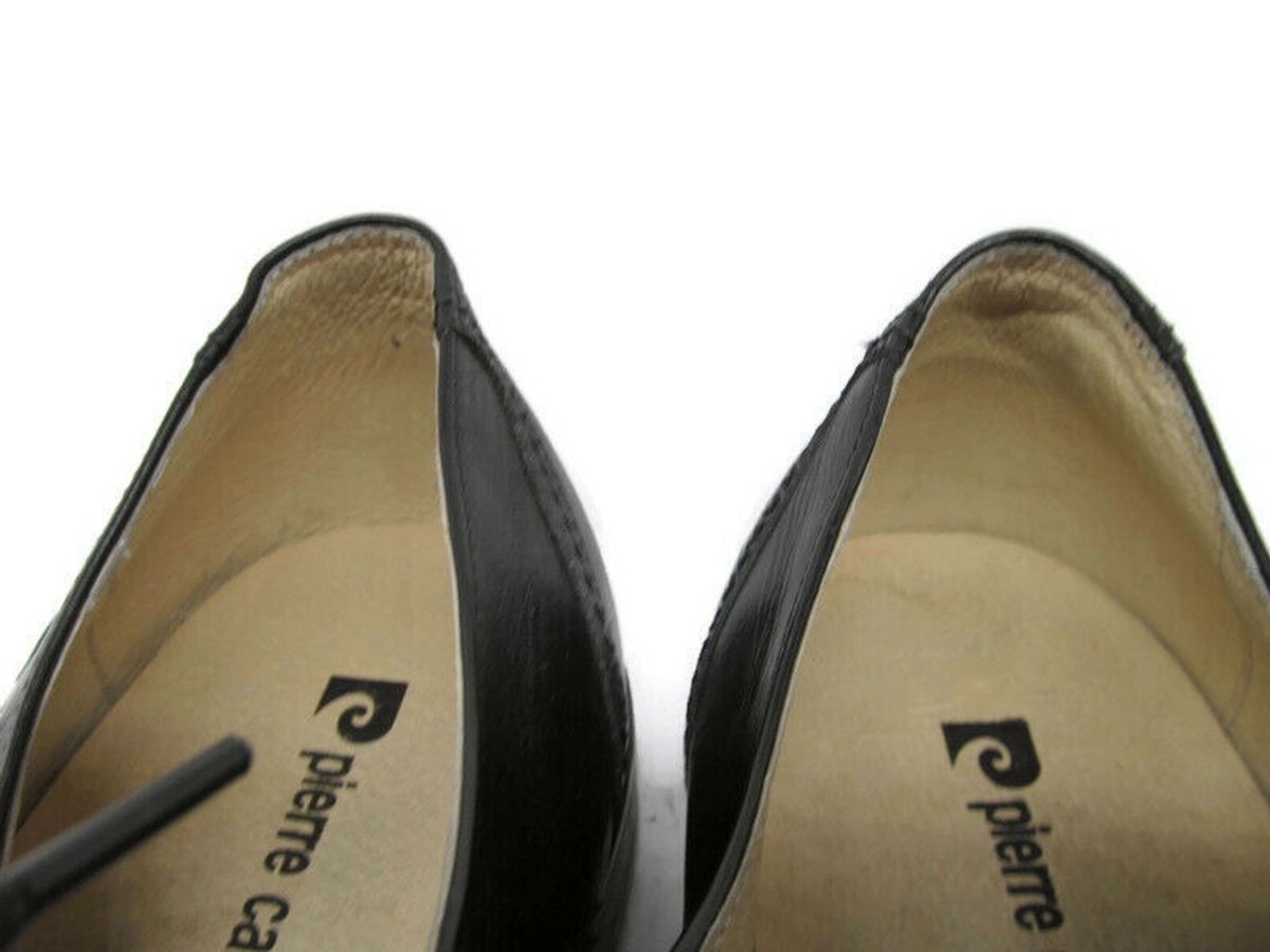 Pierre Cardin Paris Black Cap Toe Derby Shoes  Mens Size US 10.5 M EUR 42 Pierre Cardin M Dress Shoes for Men for sale | eBay main image 3