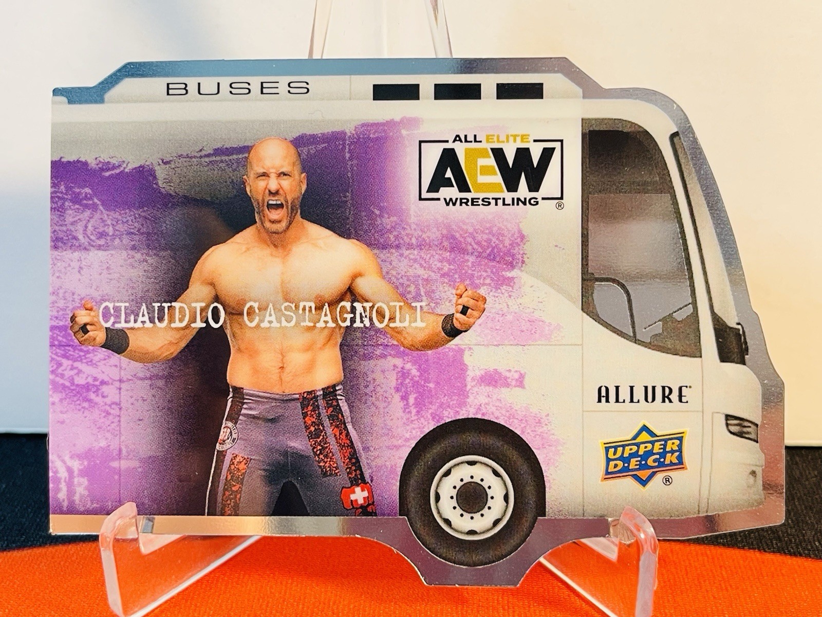 2022 Upper Deck AEW Allure Claudio Castagnoli SP Wrestling Card