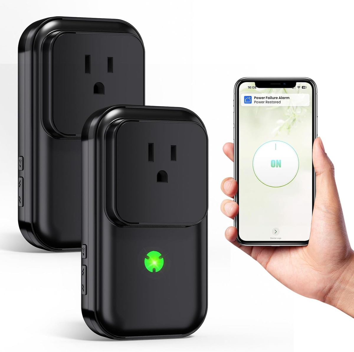 WiFi Smart Power Failure Alarm - 110dB Freezer Alert with LED