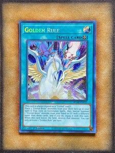 golden rule yugioh card Yu-Gi-Oh! - BLMR-EN035 - Secret Rare Monstrous Revenge YuGiOh Maximum Gold El Dorado
