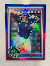 CADEN BODINE 2025 Panini USA Baseball Stars & Stripes US FLAG parallel # 12/13
