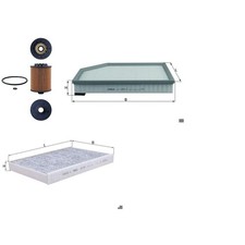 KNECHT Filter-Paket Convient pour Volvo S60 S80 II V60 I V70 III XC60 I XC70 II