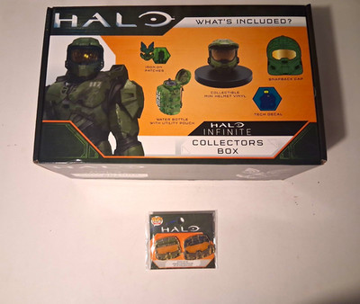 Culturefly Halo Infinite Collectors Box Set w/ Funko Pins, Master Chief