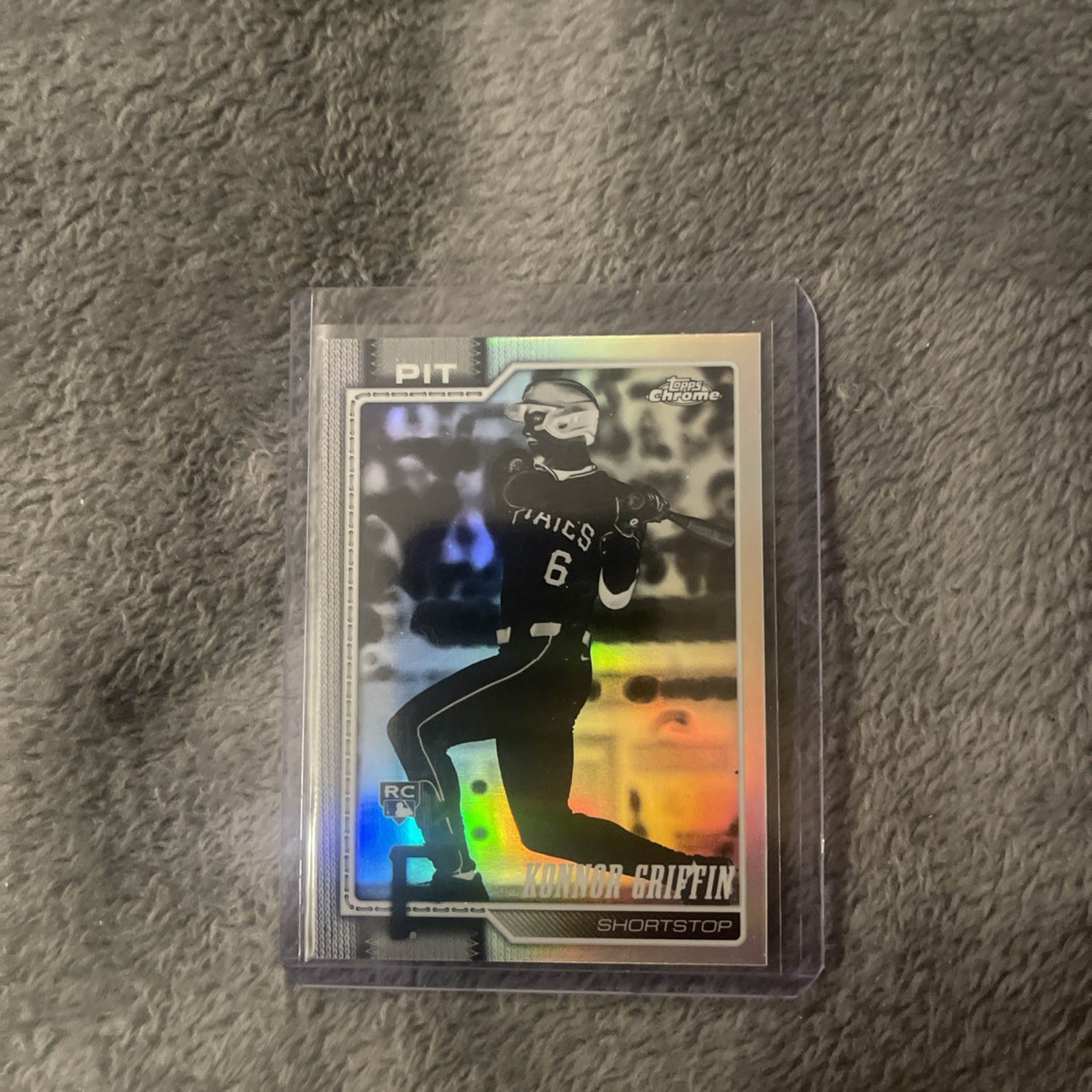 2026 Topps Chrome Konnor Griffin RC Negative Refractor Rookie #74 Pirates