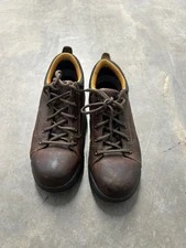 Timberland PRO PowerFit Shoes Womens Size 8 M Brown Steel Toe Work EH 63189