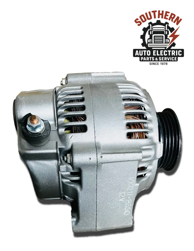 Denso Alternator 100211-8550 12V 100A Acura Vigor 2.5L 1992-1994 OEM Honda - Image 3 of 4