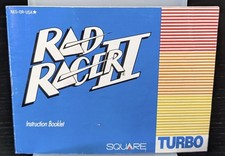 Rad Racer II  Nintendo NES  Authentic  Manual Only