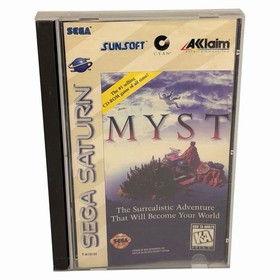 Myst (Sega Saturn, 1995) Authentic CIB Complete w/ Manual + Reg Card - Tested