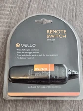 NIB Vello Wired Remote Switch For Nikon RS-N211, New, for Nikon DC-2 Connection