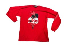 Vintage Iceberg History Mens Sylvester Looney Toons Shirt Long Sleeve XXXL 3XL