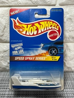Hot Wheels Speed Spray Series #1 of 4 Cars Hydroplane Collector #549 White