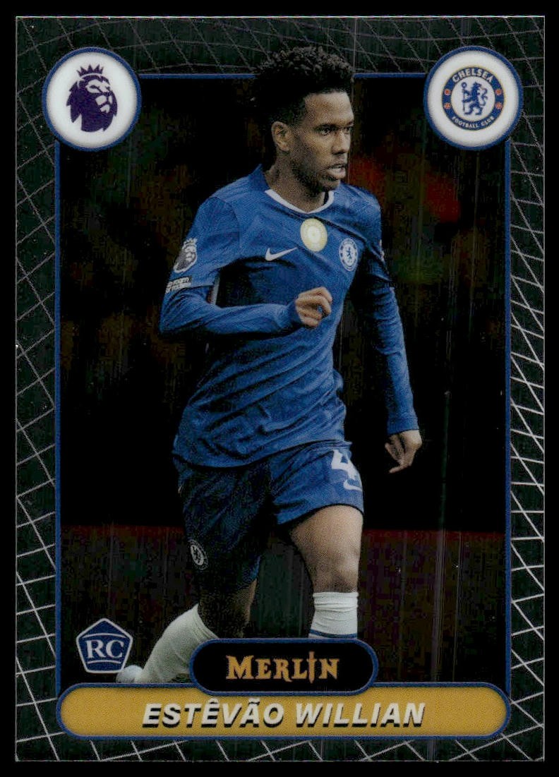 2026 Merlin Premier League #63 Estêvão Willian Black Mojo Refractor