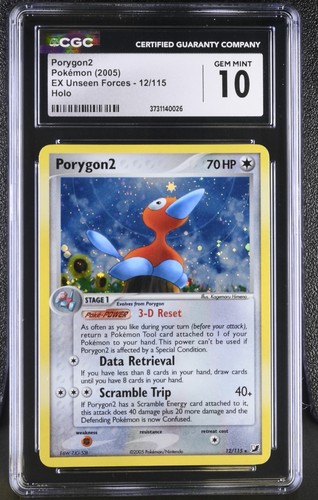 Porygon2 graded CGC 10 for sale on eBay