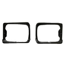 Carbon Fiber Front Headlight Frame Bezel Trim for Toyota Supra A70 1987-1992