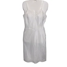 Barbizon Full Slip Womens Small Ariel Vtg Tafredda Eyelet Lace Trim Feminine 60s