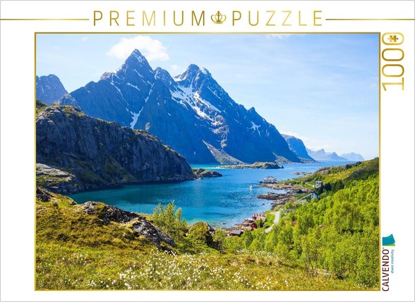 Calvendo Puzzle MæRvoll, Lofoten (Norway) | 1000 Pieces, Finished Size 25.2 × 18-image