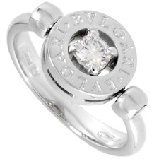 BVLGARI BVLGARI BVLGARI 5.1g Ring Diamond K18WG US 4 4.5 P0038192