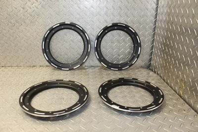 DWT Beadlock Ring Black .190 9in Bead lock Rings Set 4 New 909-32MBLK