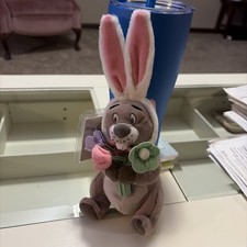 Disney -  Easter Bunny Gopher  Bean Bag Plush - 9  Excellent Condition