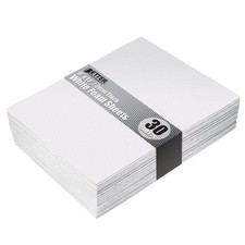 Better Office Products White EVA Foam Sheets 30 Pack 2mm 9x12 Inch Arts Crafts