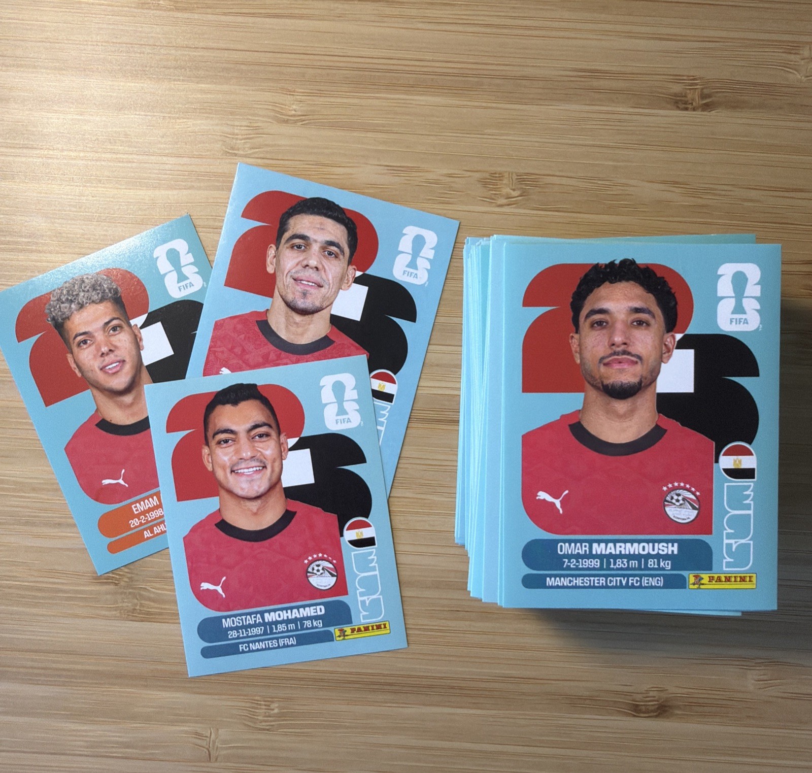 Panini FIFA World Cup 2026 Album - EGYPT SINGLE STICKERS - FREE SHIPPING