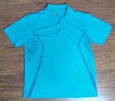 Ben Hogan Performance Men's Blue Short Sleeve Polo Shirt Size Large
