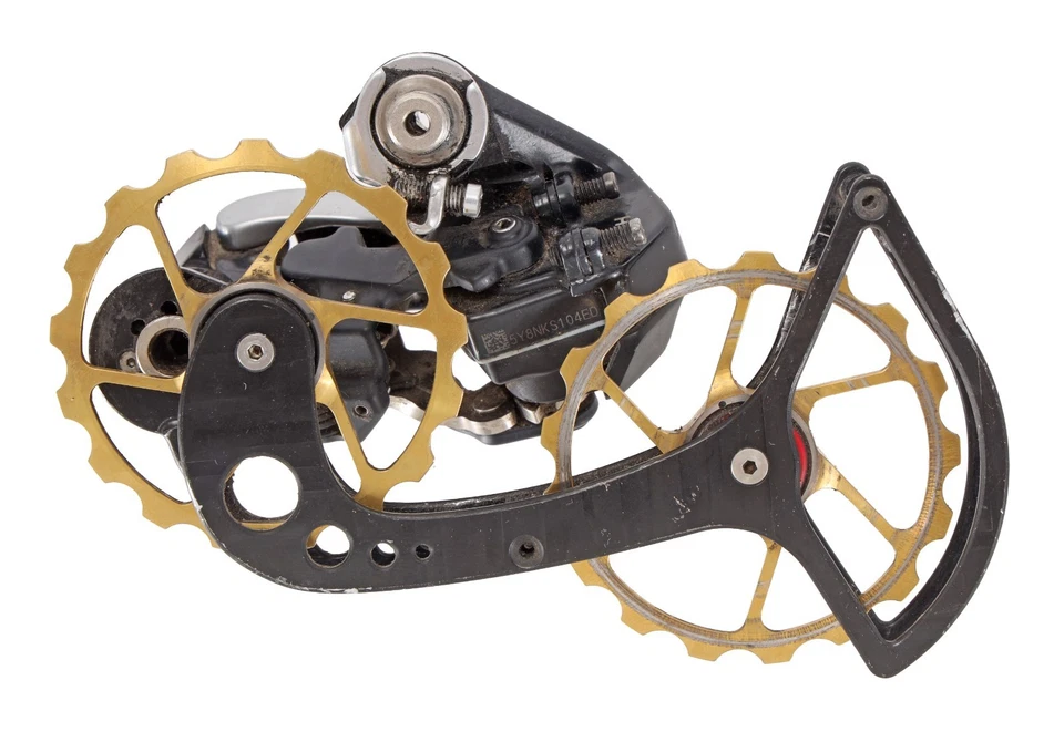 Bicicleta de carretera Shimano Dura-Ace Di2 RD-9070 11s OSPW desviador trasero 32T SLF movimiento Foto 2 de 4