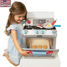 Interactive Kids Toy Oven W/ Realistic Sounds Cooking Accessories Pretend Play