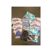 Lot of 9 NEW Jumbo Book Covers XXL Textbooks School Stretchy Blue & Black