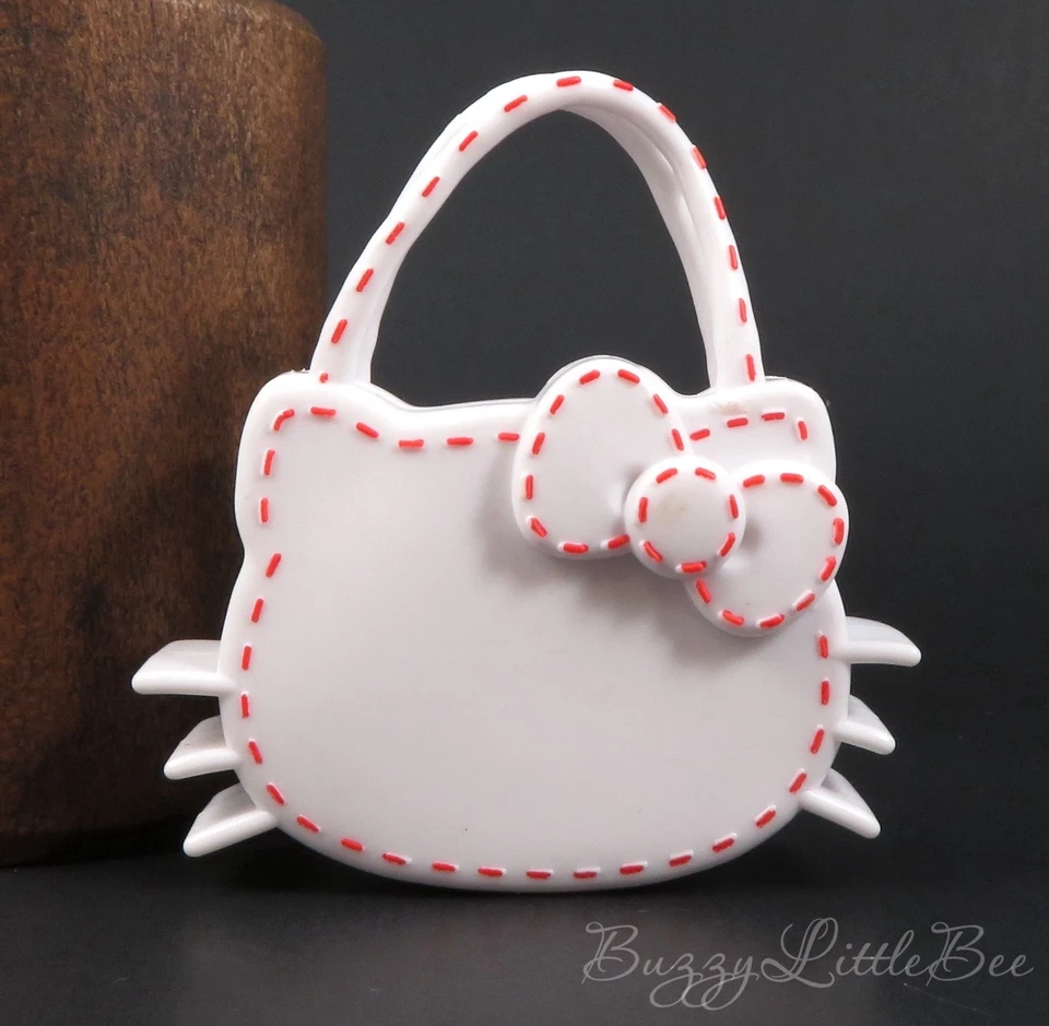 Bolso de mano Yasmin Hello Kitty blanco cara de gato Bratz (se adapta a la mayoría de las muñecas MH) Foto 3 de 4