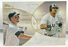 Nolan Arenado/Larry Walker 2020 Topps On Demand Dynamic Duals #17 ROCKIES SP/950