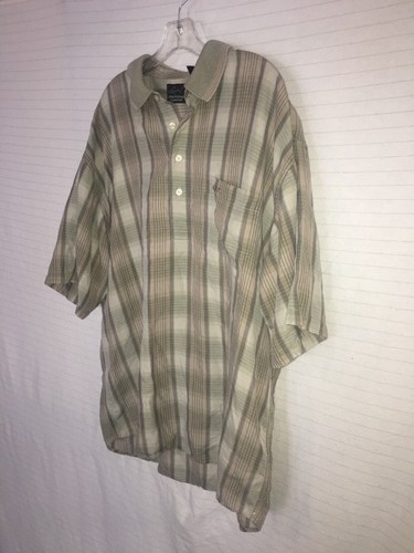 CAMICIA Polo Greg Norman Uomo Maniche Corta Large NUOVA - Foto 2 di 4