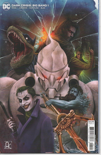 Dark Crisis Big Bang # 1 Ariel Colon Card Stock Variant Feb 2023 New Boarded