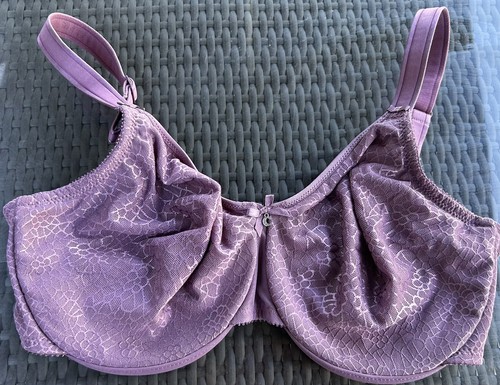 Chantelle Magnifique Nouveau Full Coverage Underwire Bra Purple 36 DDDD ...