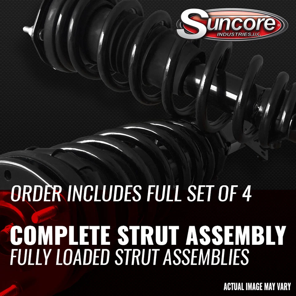 4Pcs Front & Rear Complete Struts shocks for 1999-2005 Pontiac Sunfire - Image 3 of 4