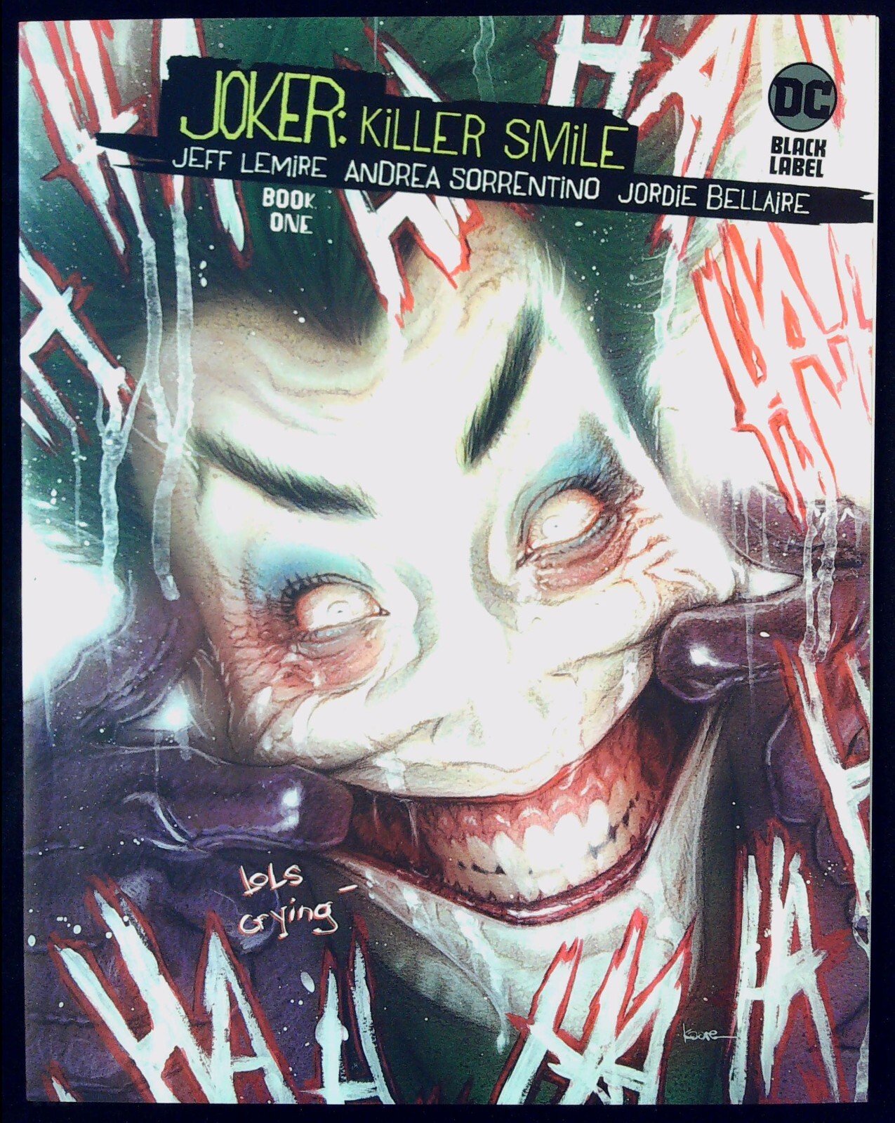 JOKER: KILLER SMILE (2019) #1 - Variant - Back Issue