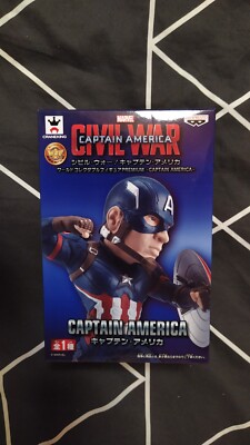 WCF World Sammelfigur Premium Marvel Civil War Captain America Figur
