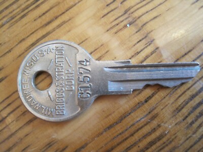 Vintage Basco briggs & stratton Key # C1574 Auto Car  automobile ignition 