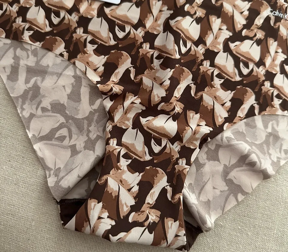 CALVIN KLEIN Invisibles Hipster Panty “Left Behind Umber” Size Medium #D3508 NWT - Image 3 of 4